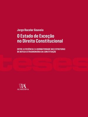 cover image of O Estado de Exceção no Direito Constitucional